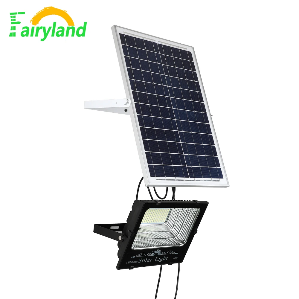 2 years warranty SMD 25w led solar flood lights outdoor solar garden parking lot street road light