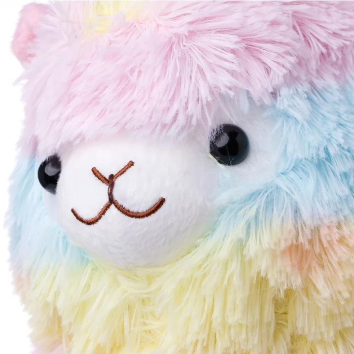 Stuffed Jumbo Alpacasso Free Shipping Rainbow Amuse Alpaca Plush