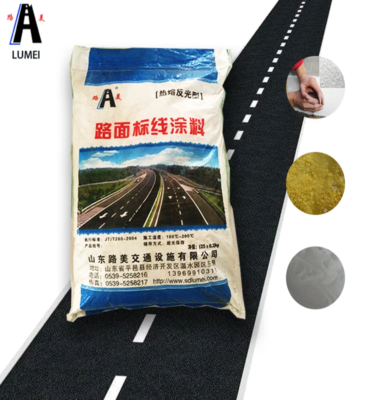 Jotun Thermoplastic Berger Traffic Road Marking Paint Powder Chrome
