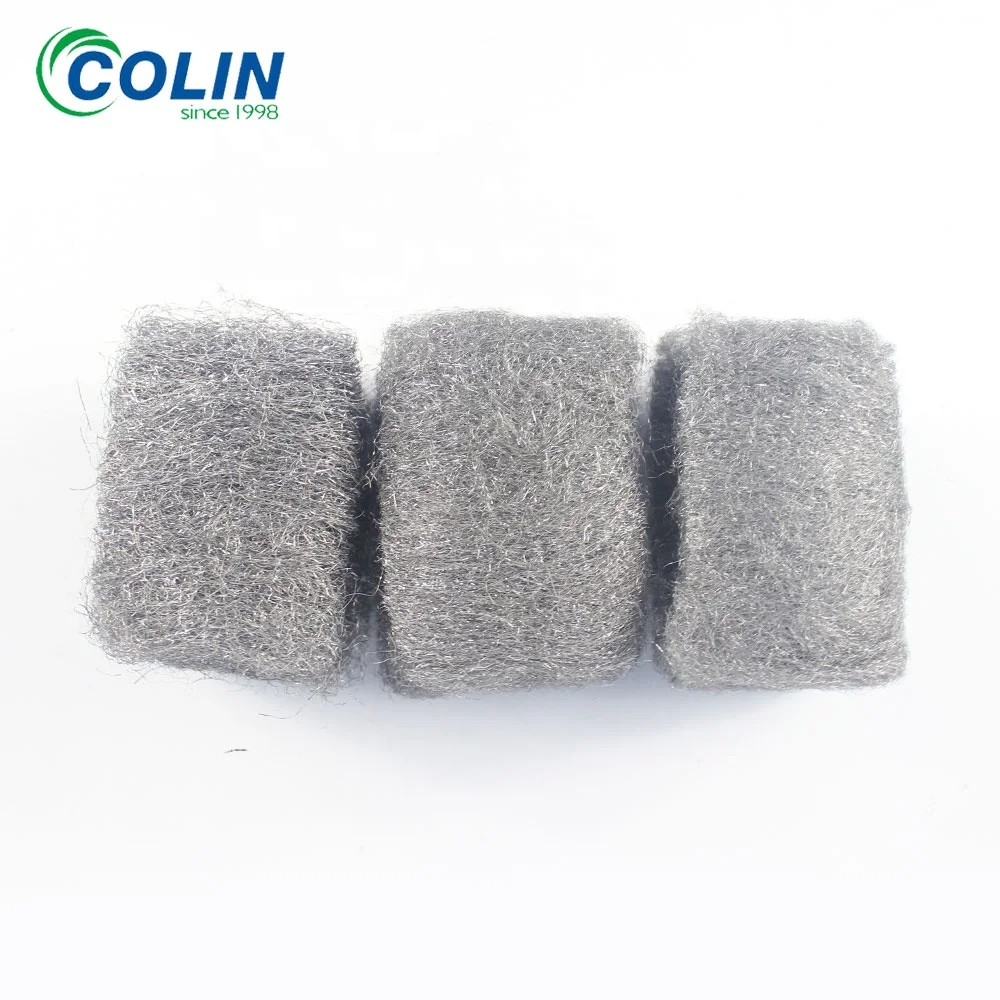 2019 Hot selling steel wool metal stainless scrubbers for kitchen clean