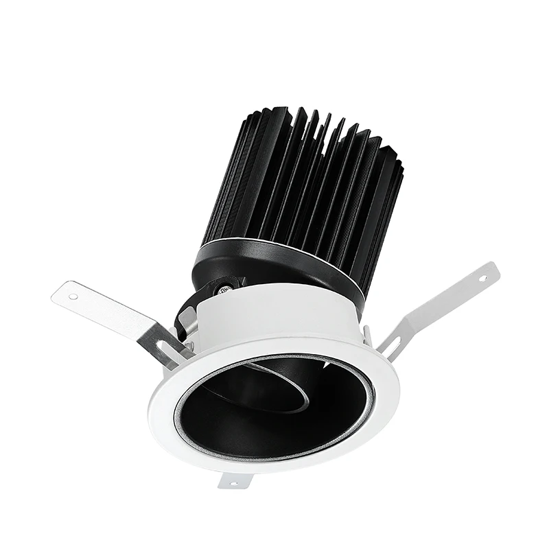 Цена по прейскуранту завода-изготовителя, новая модель для использования в отеле SAA ETL DLC, встраиваемый регулируемый светодиодный потолочный светильник 0-10 В Triac с регулируемой яркостью, 2000 лм, 20 Вт