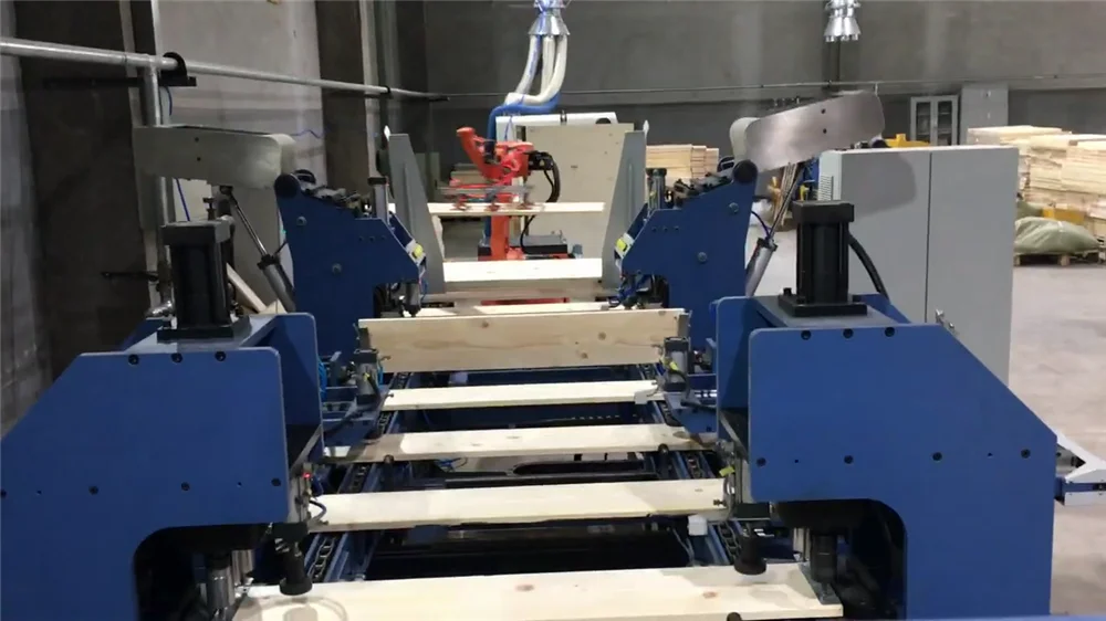 SF4060 Automatic Wood Pallet Collar Making Machine Professional 11kw Pallet Collar Making Machine