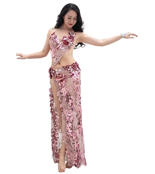 QC3053 Wuchieal Professional Customized Arabic Belly Dance Costume