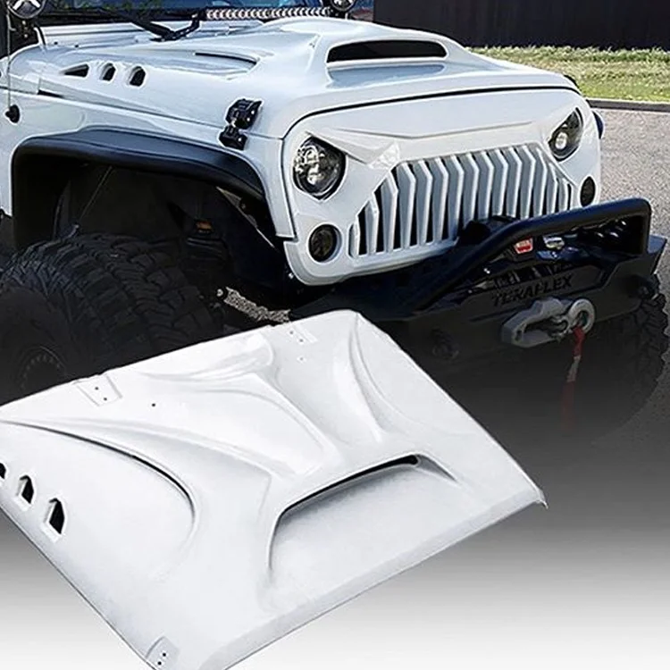 Hot Sale Engine Hood Bonnet Cover Jeep Wrangler - Buy Jeep Capó Del Motor  Cubierta Product on 