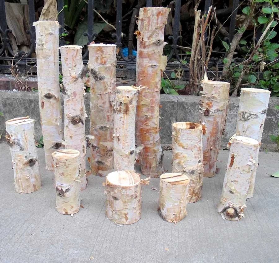 ガーデン樹木切り株装飾用プラスチックスタンプ MJ-8013552