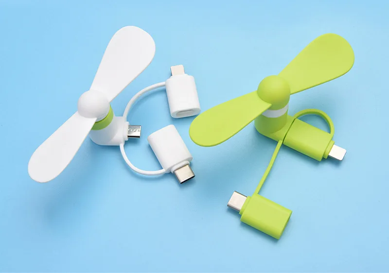 Plastic Material Promotion Gift Mini USB Cooler Fan for Apple Phone Android Mini Fan