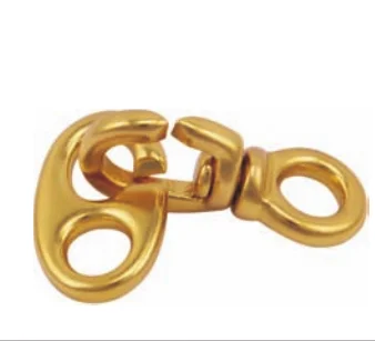 Solid Brass a B Part Flag  Swivel Hooks