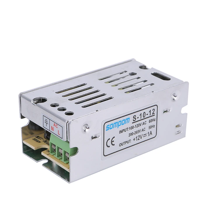 Входная мощность AC 85V-264V Sompom импульсная мощность DC 12V 1A 15W светодиодный драйвер