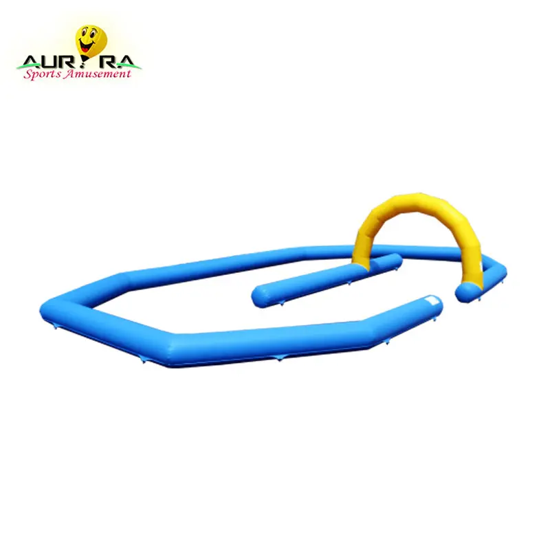 Inflatable Go Kart Race Track Outdoor Inflatable Track Race for Bumper Car Attractive Inflatable Race Track for Hopper Ball