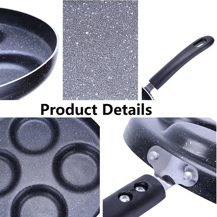 Сковорода для жарки яиц с 4 чашками алюминиевая сковорода газовая и электрическая плита антипригарная