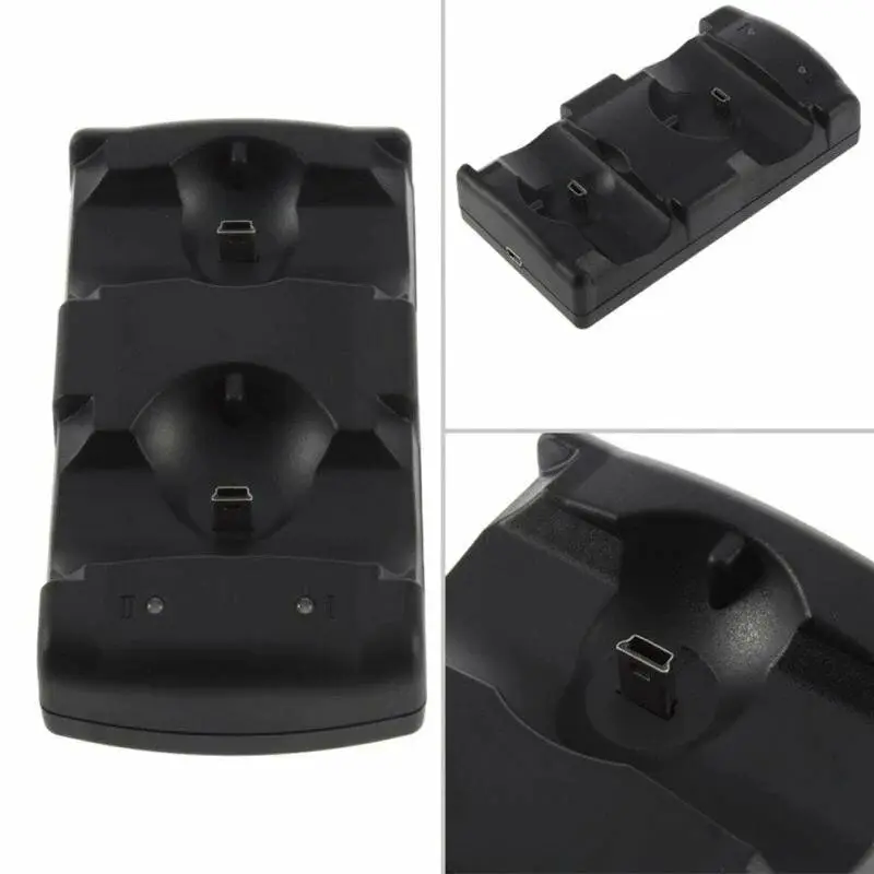 For PS3 Charging Station USB Dual Charger Charging Dock Station for Sony PS3 Move Wireless Controller