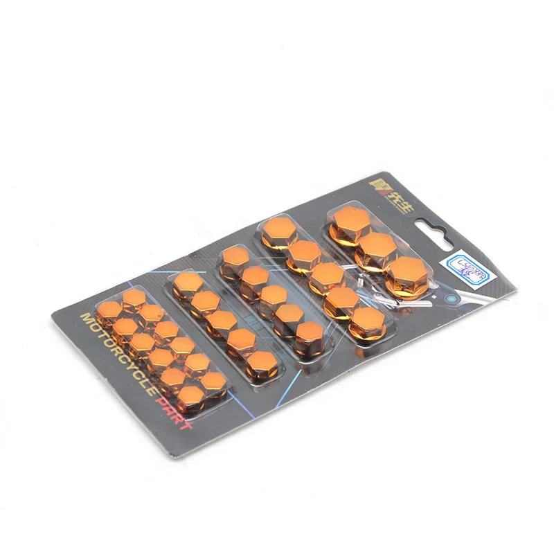 Мотоциклетная винтовая гайка крышка болта крышка коробки передач двигателя 30 шт./компл. хромированная пластиковая Гайка Болт Винт украшение