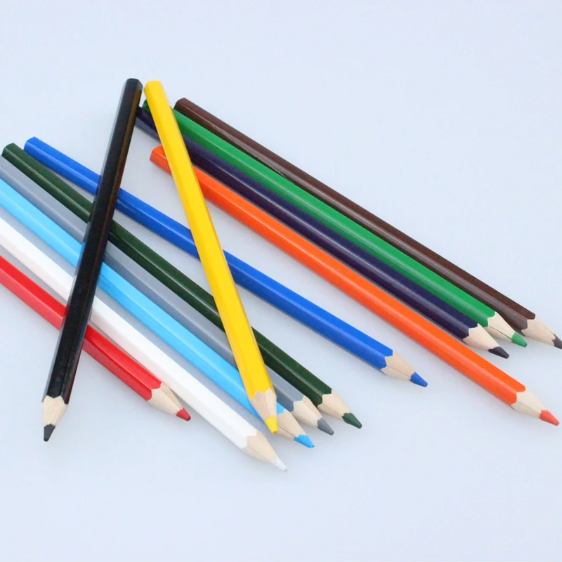 Natural Wooden Coloured Pencil 12 Color Pencils Set with Box
