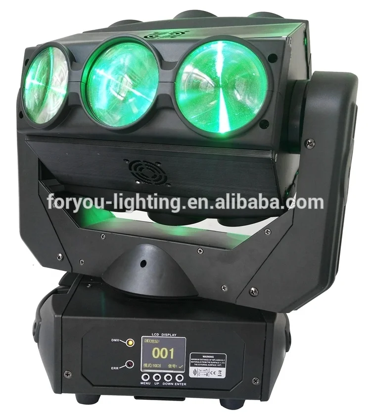 Mini Elation ACL 360 ROLLER Pro Stage Disco DJ Party Infinite Rotate Light Sharpy Beam 9x10W RGBW 4IN1 QUAD LED Moving Head