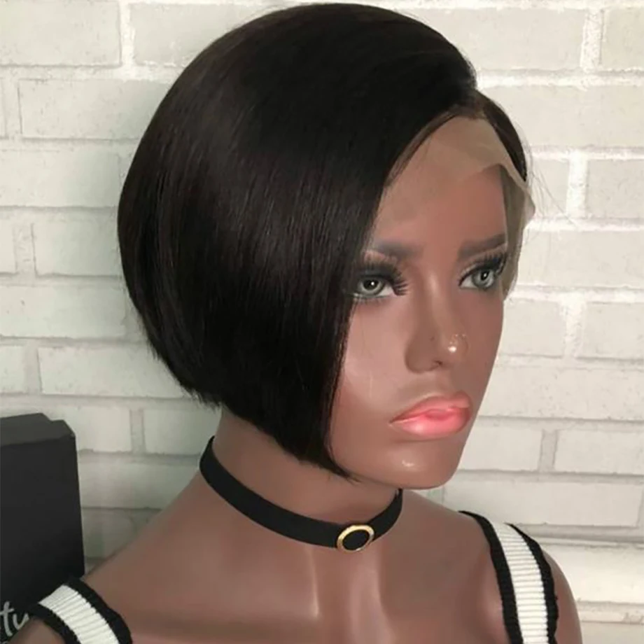 human hair full lace wigs bob cut