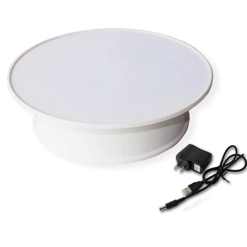 Brand New Motorized Rotating Display Stand Jewelry Turntable Electric Loading