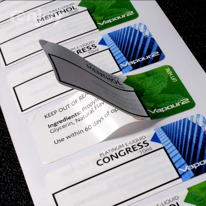 Клей многослойный буклет складной двойной слой трусы этикетка наклейка печать