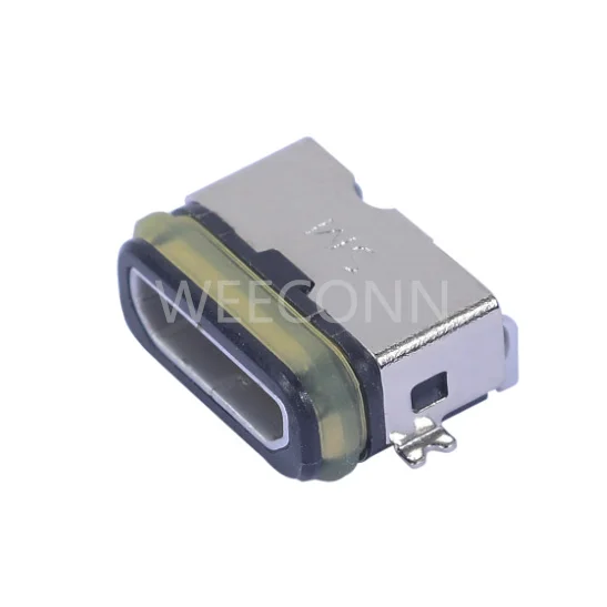 Производители поставляют IPX8 5-контактный гнездовой разъем micro usb водонепроницаемый