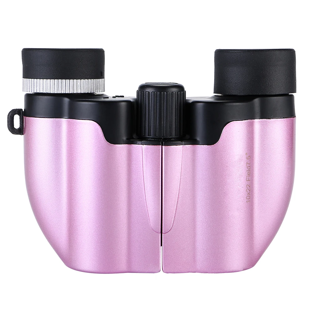 10x22 Compact Binoculars for Adults and Kids Small Binoculars  Telescope Pocket Binoculars for Theater and Concerts