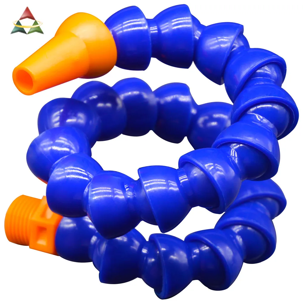 10pcs Flexible Water Oil Coolant Pipe 1/8BSPT Thread Hose for Lathe CNC Flexible Coolant Hose 