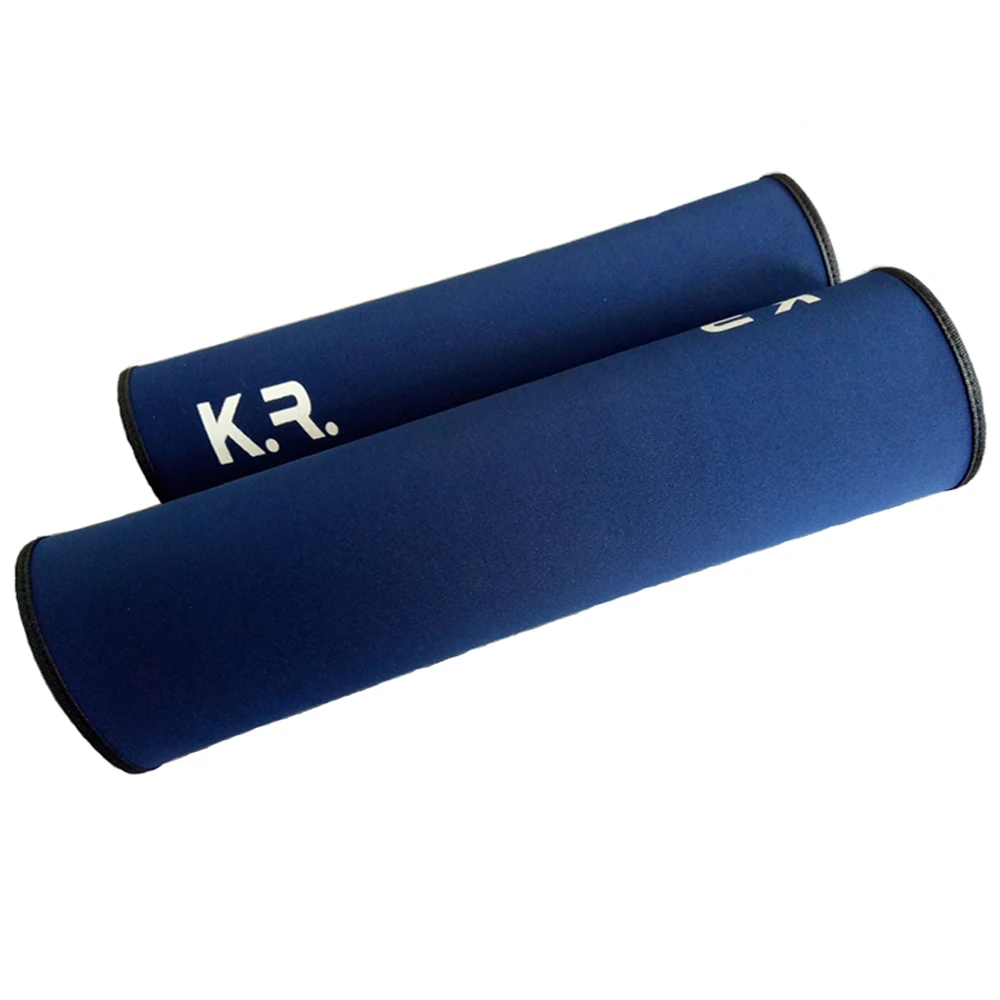 Пользовательский фитнесовый логотип Барбелл пены подкладка под штангу для тренажерного