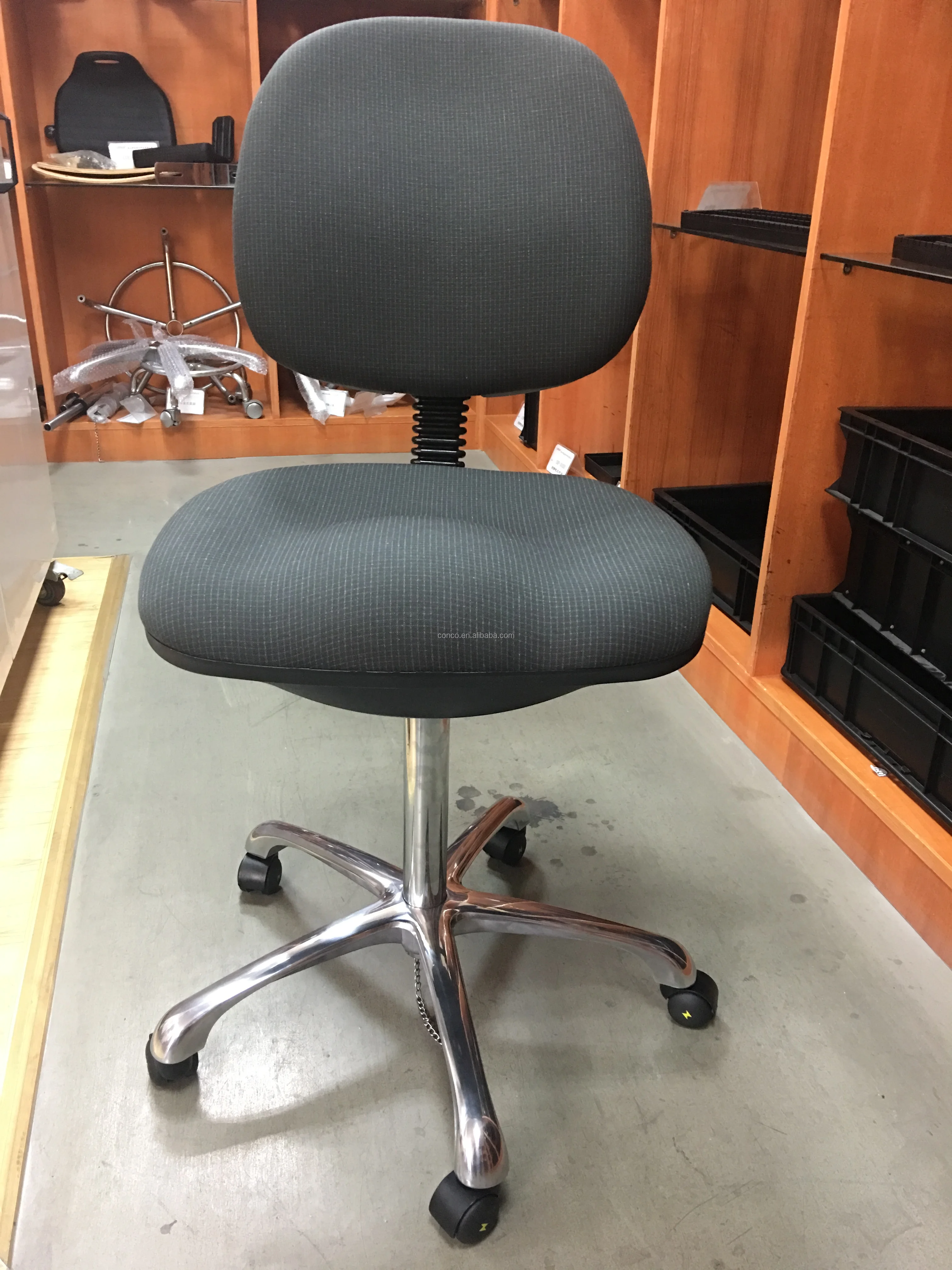 Удобные антистатические тканевые стулья CONCO ESD для электронной