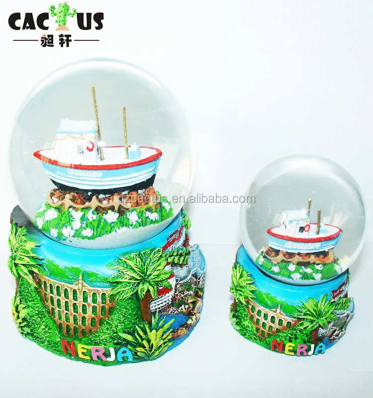 High Quality with Custom Design Polyresin Decorative Souvenir Snow Globe