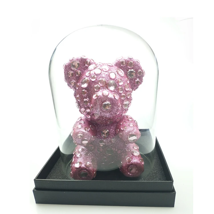 glitter rose bear