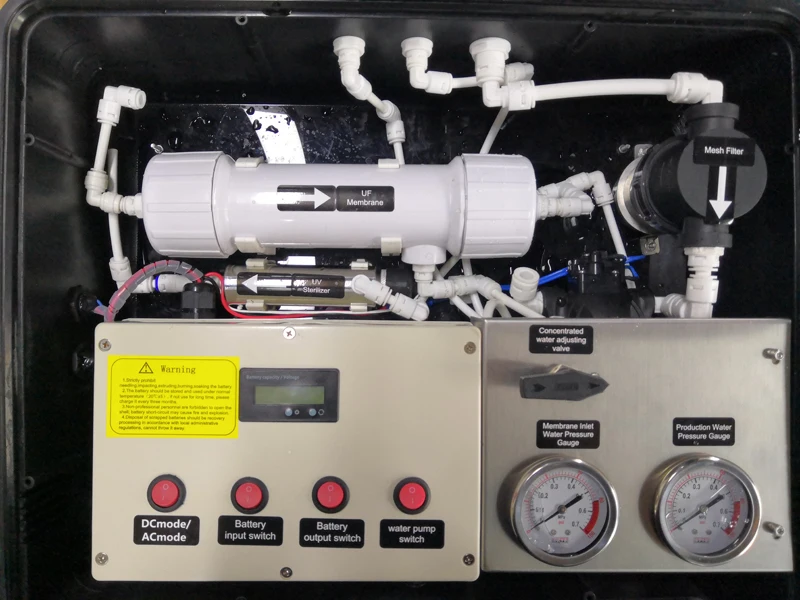 Системы солнечной энергии чемодан UF система для питьевой воды открытый фильтр очистки воды для чрезвычайных ситуаций