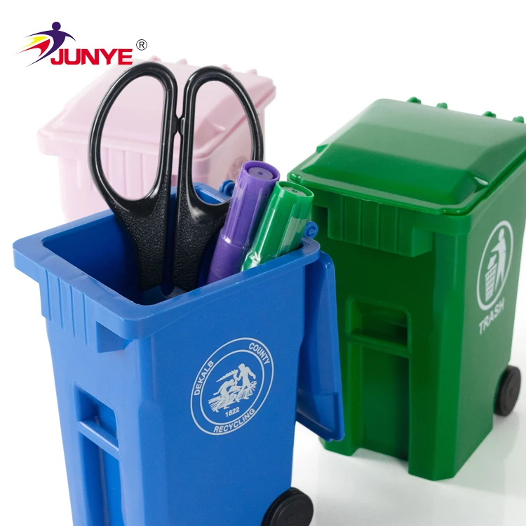 Mini-Abfallbehälter aus Kunststoff für den Schreibtisch, Stifthalter, heißer Verkauf, Kunststoff-Mini-Mülleimer, Induktionstyp, PP, Kunststoff
