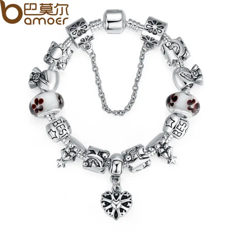 2017 New Arrival European 925 Silver Vintage Love Chain Bracelet For Getsubject Aeproduct