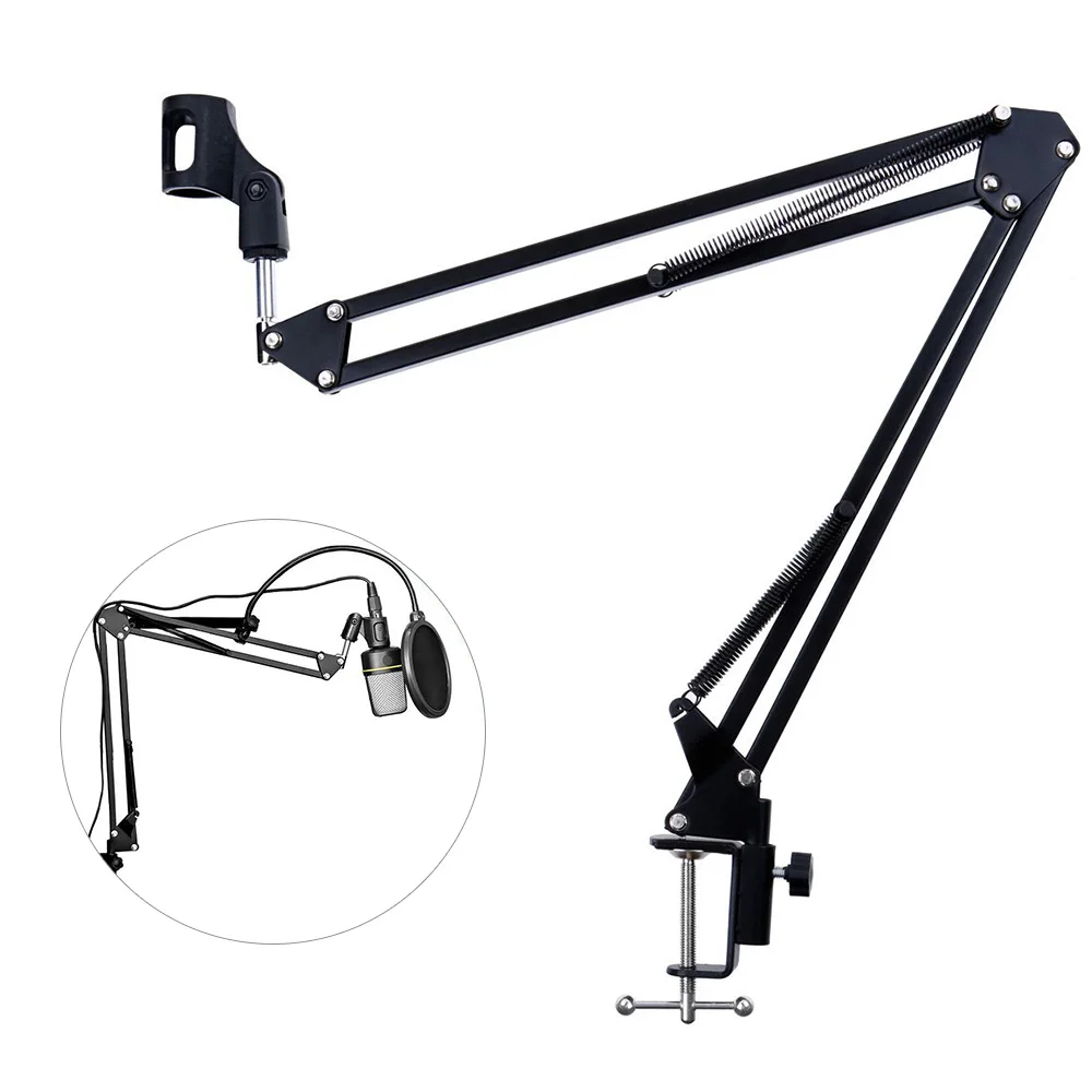 2019 Professional Microphone Stand Mic Stand Suspension Scissor Arm Stand  For Radio Broadcasting Studio - Buy Mic Stand,Microphone Stand,Mic Arm