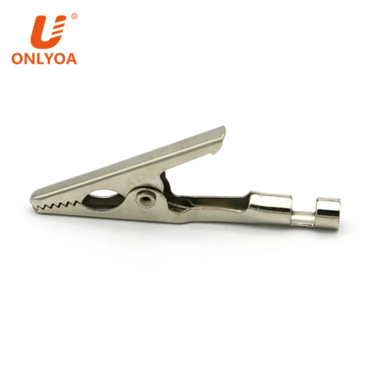 Cleqee-2 P2003 5 Color Safety Crocodile Clip Test Clips 32A 1000V Plastic Alligator Clip Suitable for 4mm Shrouded Banana Plug