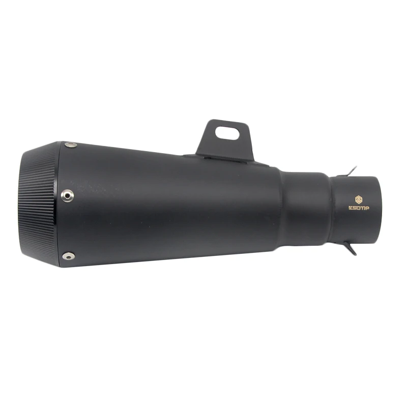 SCL-2018030036 черный производительность мотоцикл выхлопной трубы глушитель