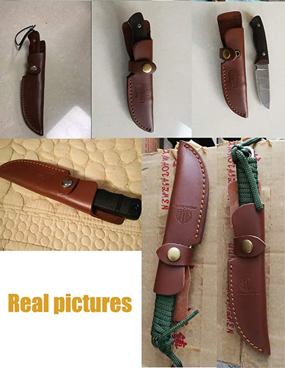 design genuine leather sheath for knife pocket knife sheath with