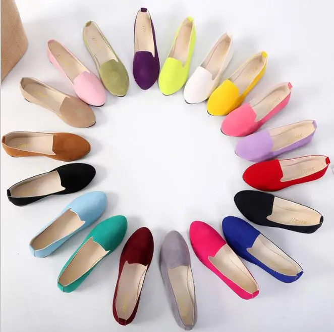 UP-0180J оптом женские большие размеры простые женские низко вырезанные повседневные туфли на плоской подошве для женщин