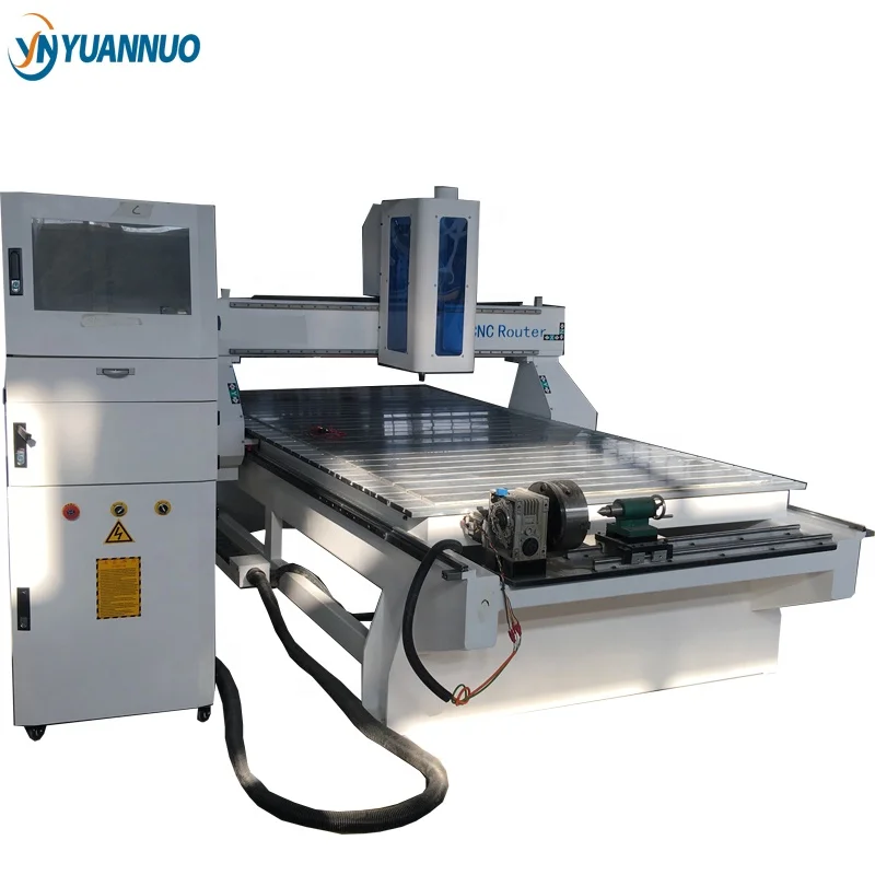 YN 1325 laguna 4 Axis Cnc Router Rotary Axis with High Quality and Stable Work