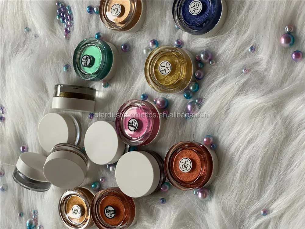14 видов цветов натуральная косметика влажные тени для