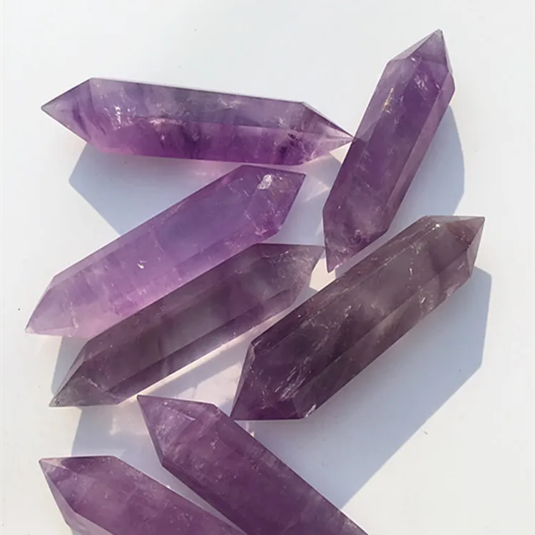 LARGE Amethyst Twin tower point