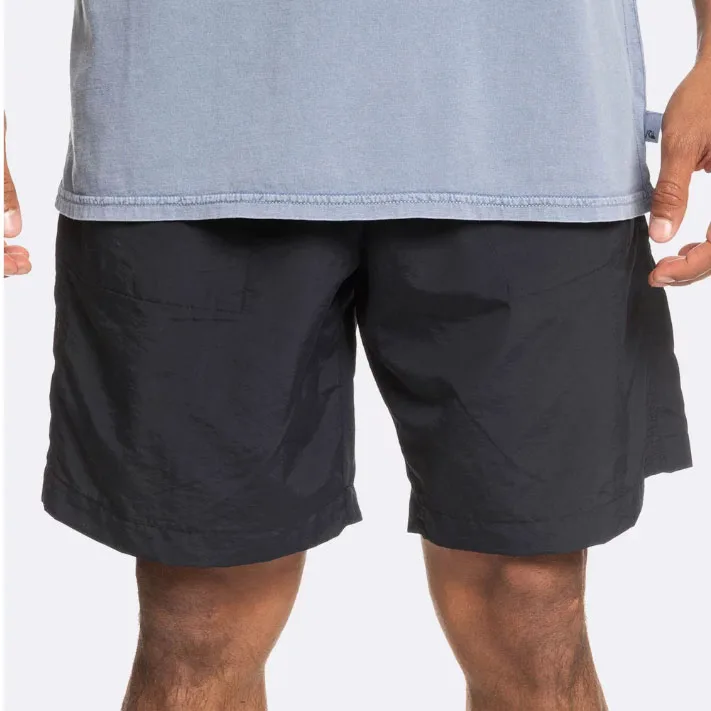 black nylon shorts mens