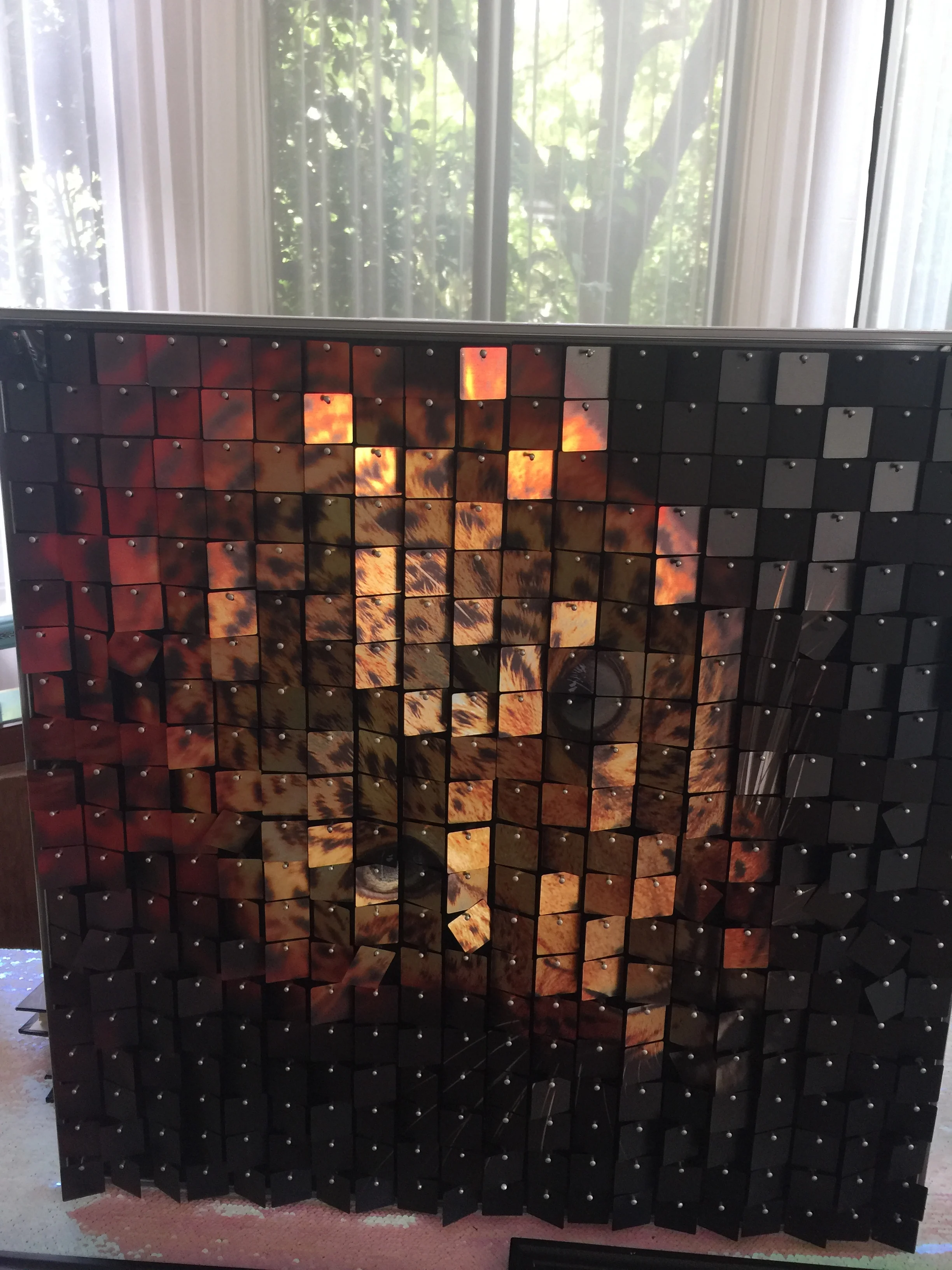 Переработанные блестящие и светоотражающие стены для внутреннего наружного украшения