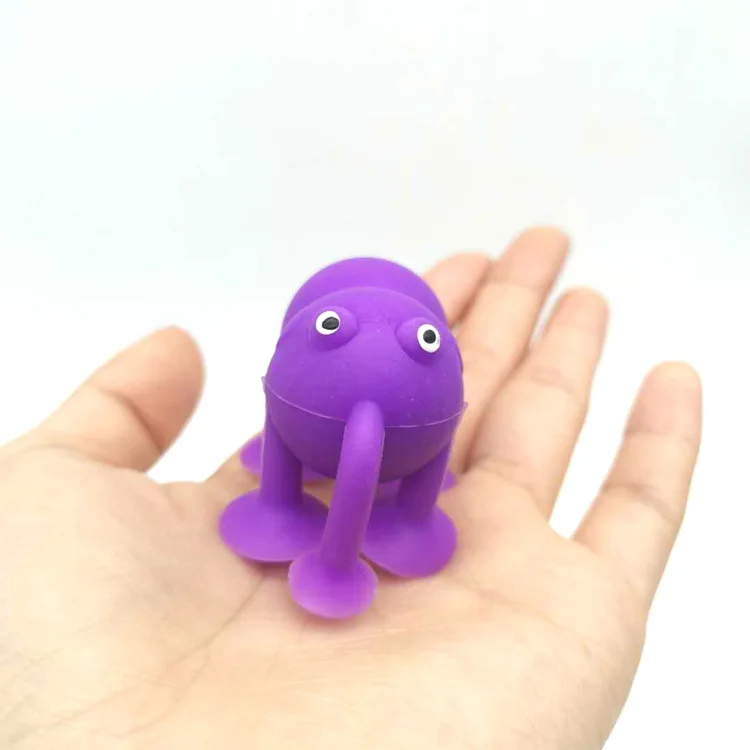 ZQX211 Silicon Sucker Other Toy Animal Promotional Small Toys for Kids Gift Set