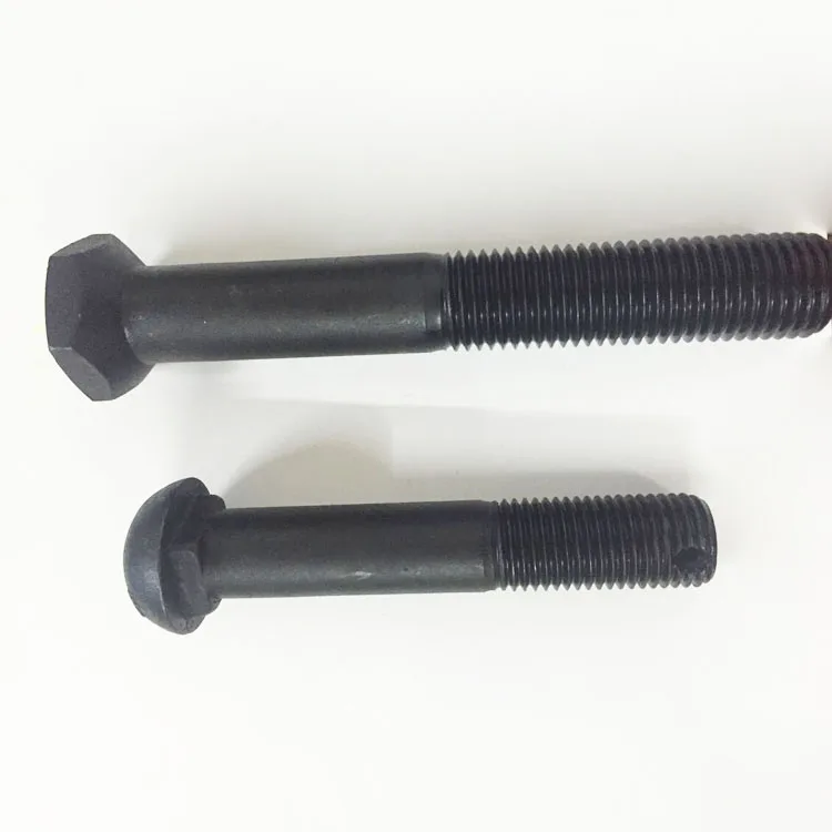 Zinc Galvanized Hex Head Bolts with Hole for Cotter Pin - OEM