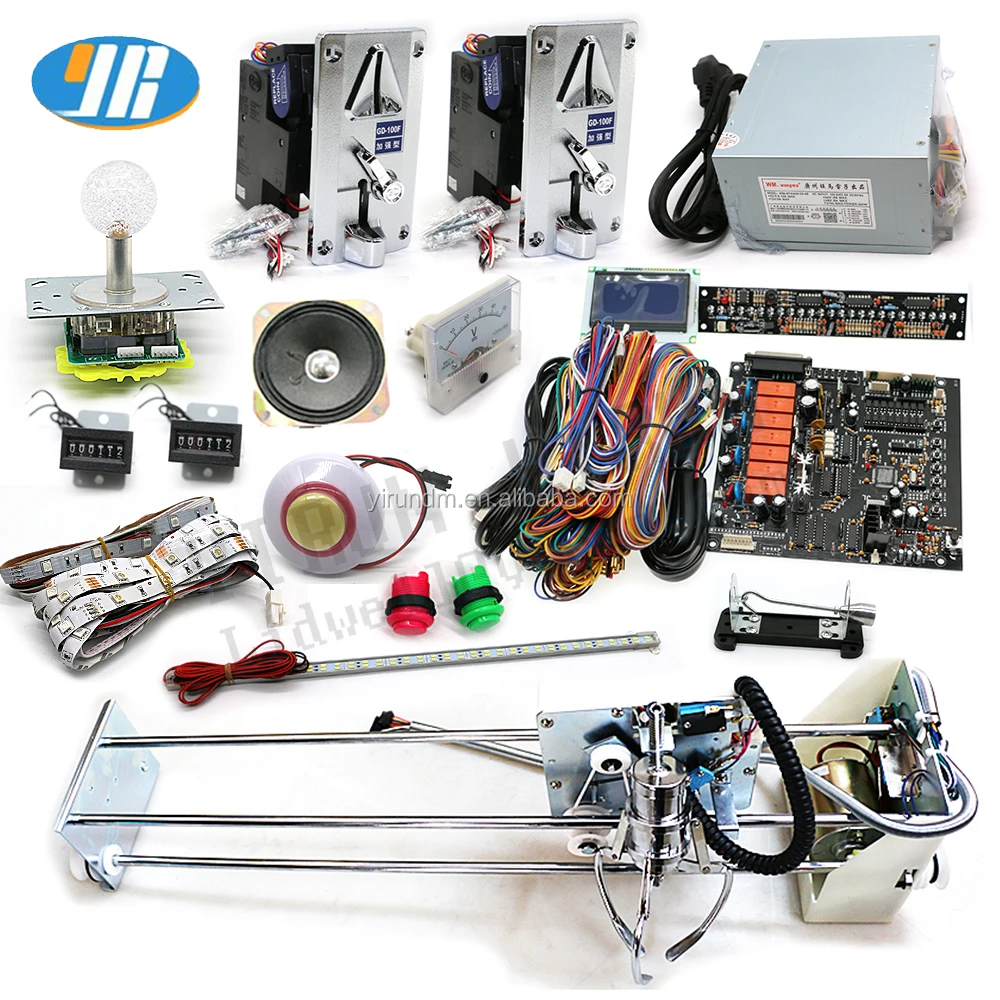 おもちゃクレーンゲーム機キットDIY LCDマザーボード爪コイン