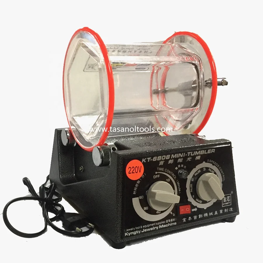 KT-100磁気タンブラー磁気ポリッシャー 4段階速度ジュエリーポリッシャー 220V 200WミニKT-100磁気タンブラーポリッシャージュエリーバフ