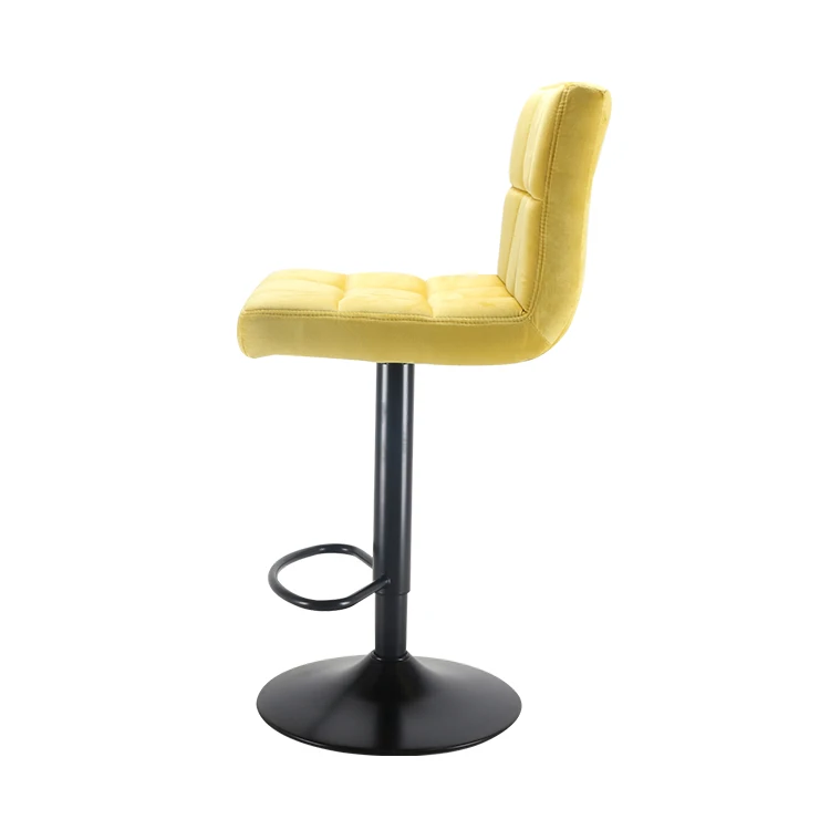 
 Современный хромированный барный стул из искусственной кожи с регулируемой высотой для коммерческого использования  