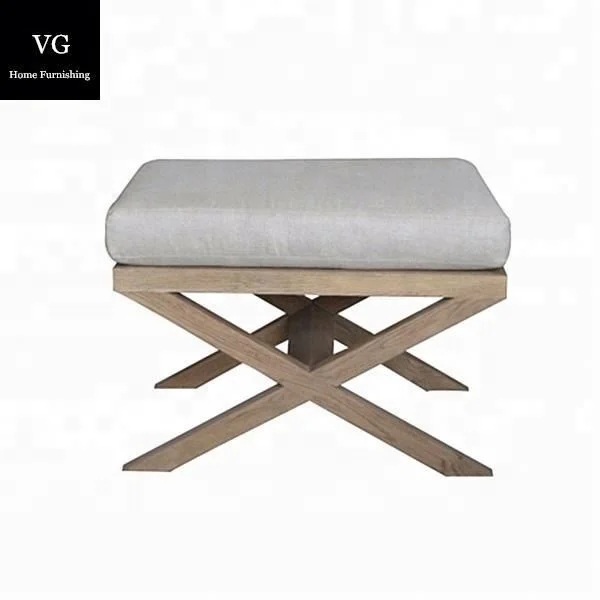 Квадратные X-образные деревянные ножки в французском стиле для гостиной и отеля