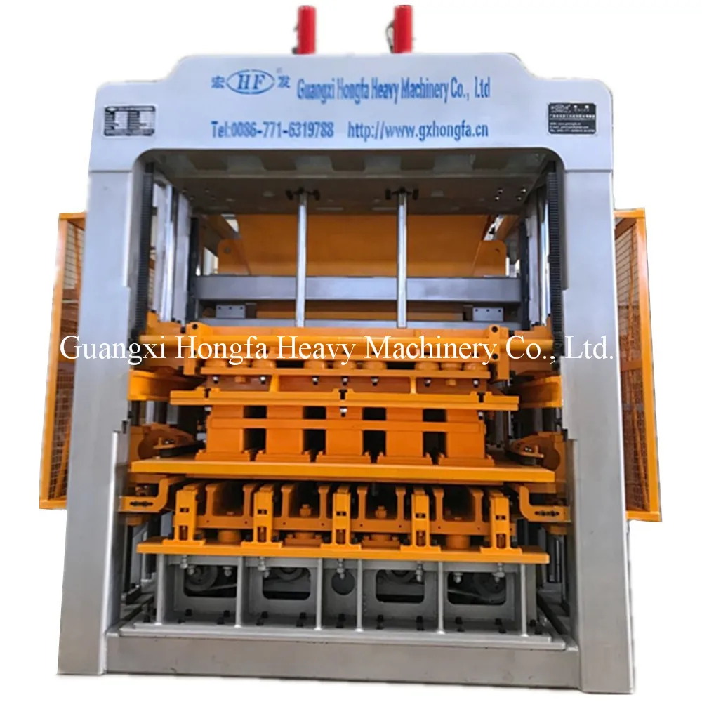 Plastic Recycle Bricks Making Machine QT10-15F Paver Glass Mold Block Making Machine Hydraulic Interlocking Block Machine
