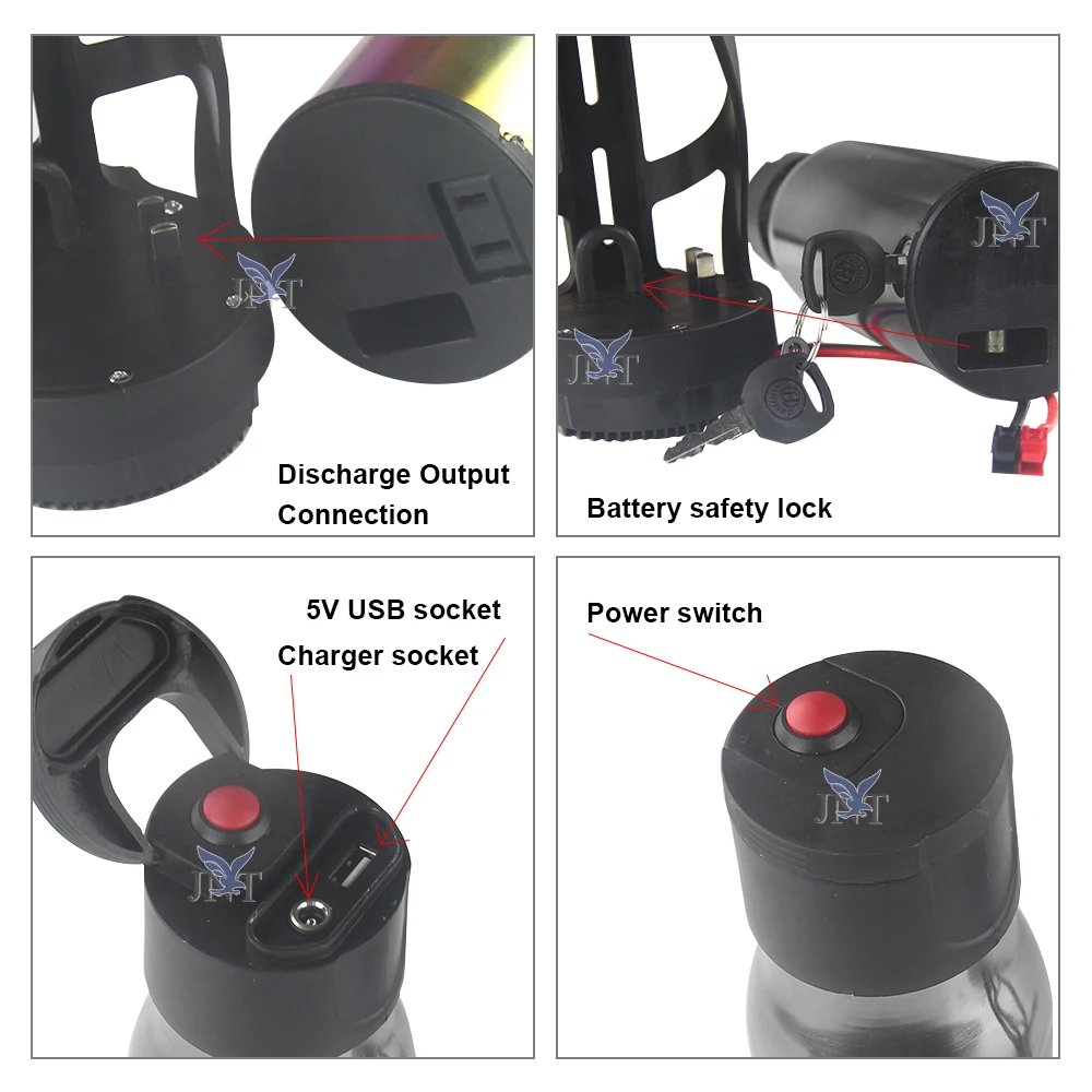 
 Китайский поставщик, электрический велосипед, бутылка для воды, батарея 36 в 7 Ач  