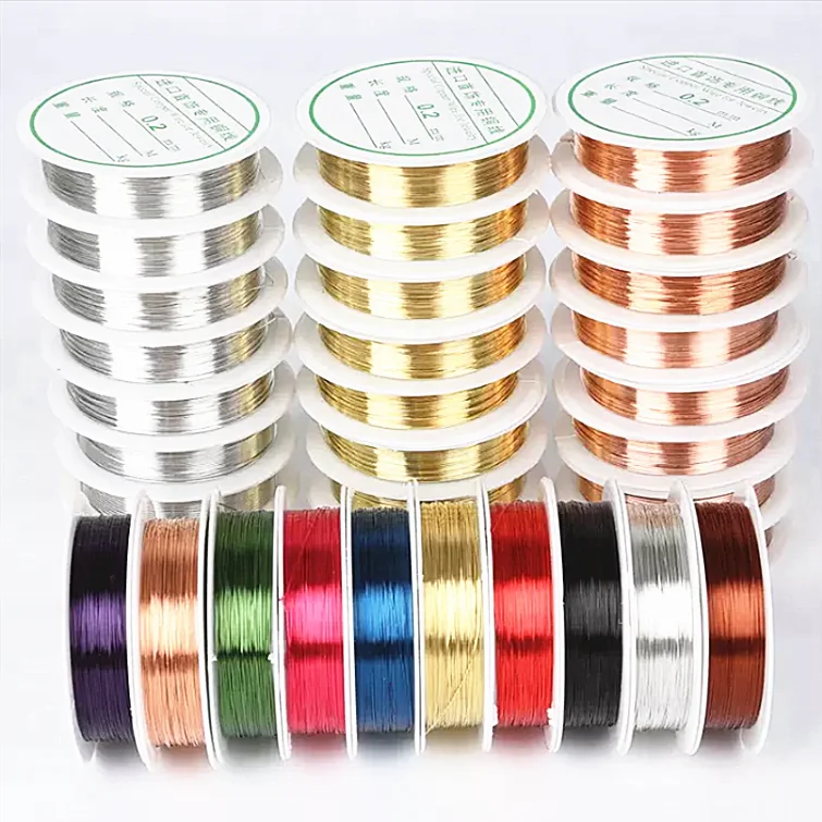0.2--1.0mm Many Sizes Sliver Wires Copper Beading Wire Jewelery Makings HOT 